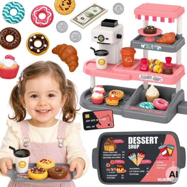 WOOPIE-Cafe-Confectionery-Childrens-Shop-Cash-Register-Express-Sound WOOPIE Cafe Confectionery Children's Shop Cash Register Express Sound
