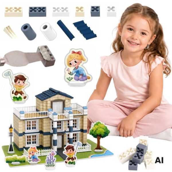WOOPIE-Construction-Set-Building-with-Bricks-Residence-Dream-House-311-pcs-Bricks WOOPIE Construction Set Building with Bricks Residence Dream House 311 pcs Bricks