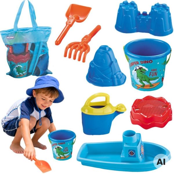 WOOPIE-Sand-Play-Set-with-Boat-and-Bag-Accessories-9-pcs-Blue-Beach WOOPIE Sand Play Set with Boat and Bag Accessories 9 pcs Blue Beach
