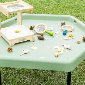 MASTERKIDZ-Hexagonal-Sand-and-Water-Sensory-Table-Adjustable-2