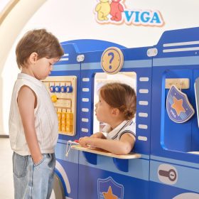 VIGA-Large-Wooden-Police-Car-Educational-Set-for-Children-Police-3