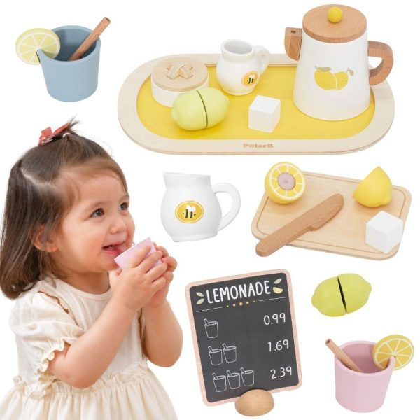 VIGA-PolarB-Wooden-Lemonade-Set-Jug-Tray-Cups-Lemon-21-pcs VIGA PolarB Wooden Lemonade Set Jug Tray Cups Lemon 21 pcs.