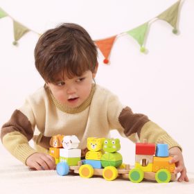 VIGA-Wooden-Stacking-Train-–-Farm-Animals-18M-17-pieces-3