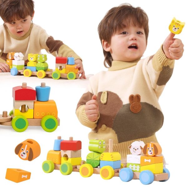 VIGA-Wooden-Stacking-Train-–-Farm-Animals-18M-17-pieces VIGA Wooden Stacking Train – Farm Animals 18M+ 17 pieces