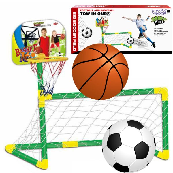 WOOPIE-2-in-1-Basketball-Set-Soccer-Goal-Basketball WOOPIE 2-in-1 Basketball Set: Soccer Goal + Basketball