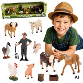 WOOPIE-Large-Set-of-Farm-Animals-Farmer-Figurines-Accessories-3 WOOPIE Large Set of Farm Animals Farmer Figurines Accessories 3+