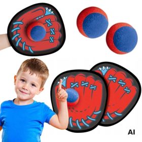 WOOPIE-Skill-Game-Catch-the-Ball-Paddle-For-Children-Ball-Catcher-5-pcs WOOPIE Skill Game Catch the Ball Paddle For Children Ball Catcher 5 pcs.